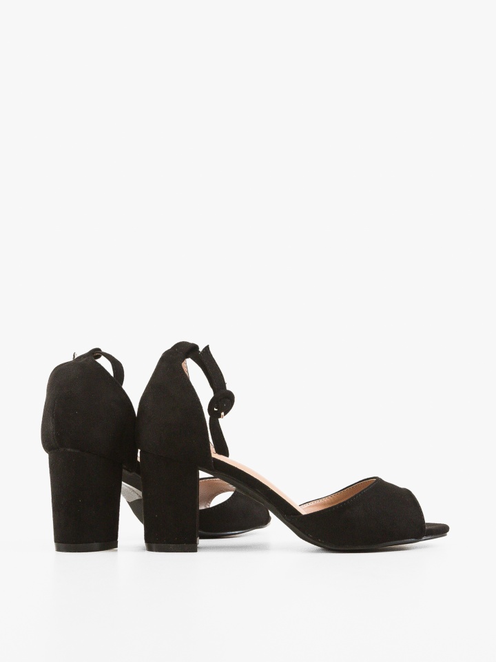 Sandale cu toc Duncan Bej