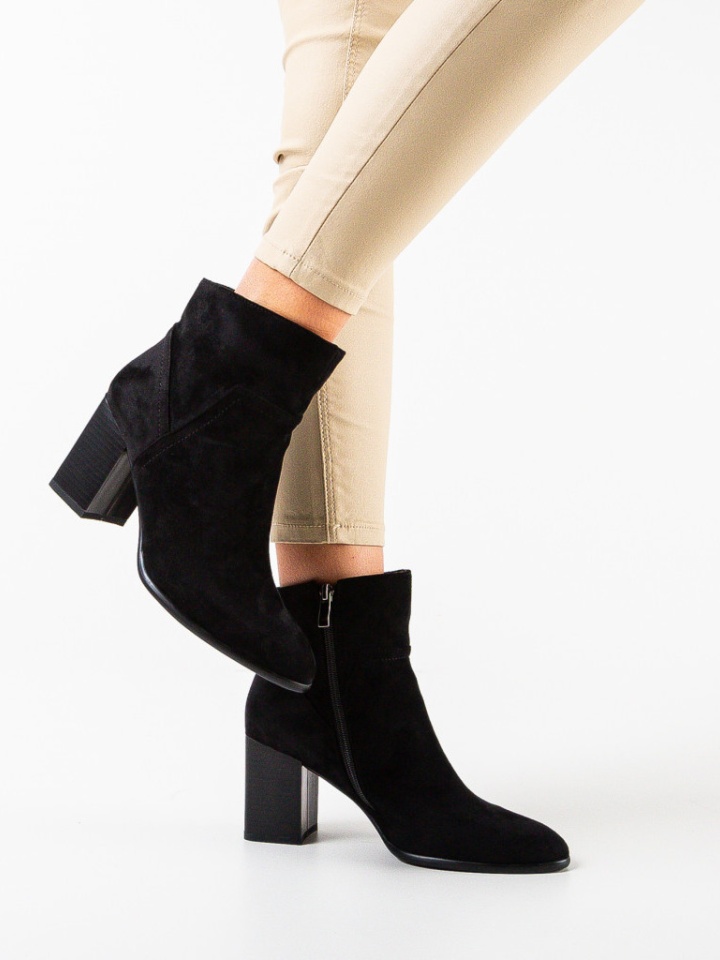 Botine dama Booker Negre