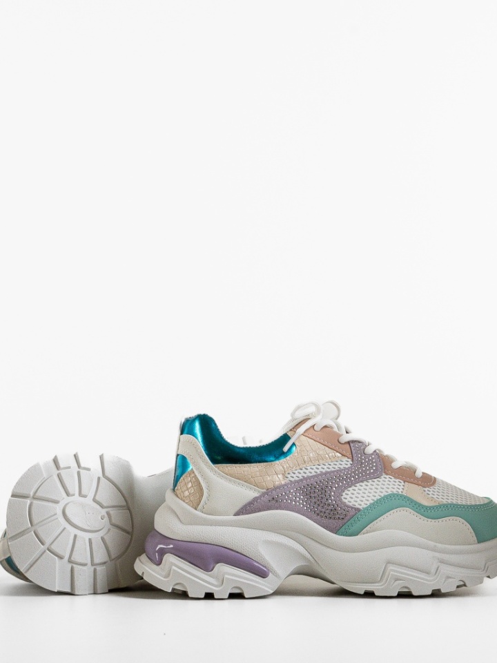 Sneakers dama Leonarda Bej