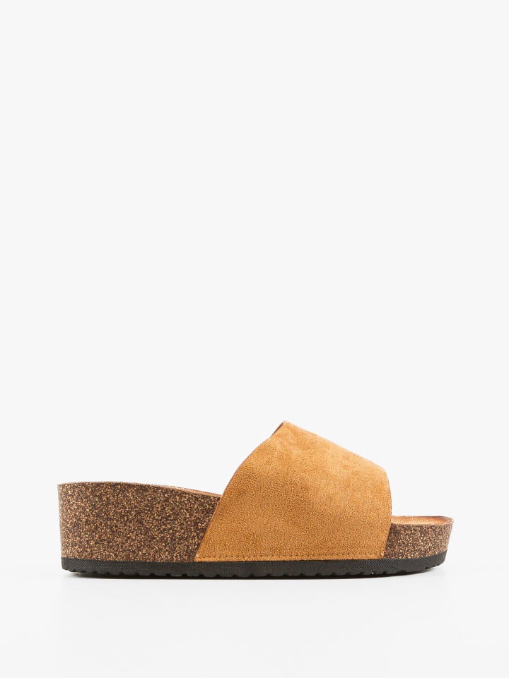 Papuci dama Tapan Bej