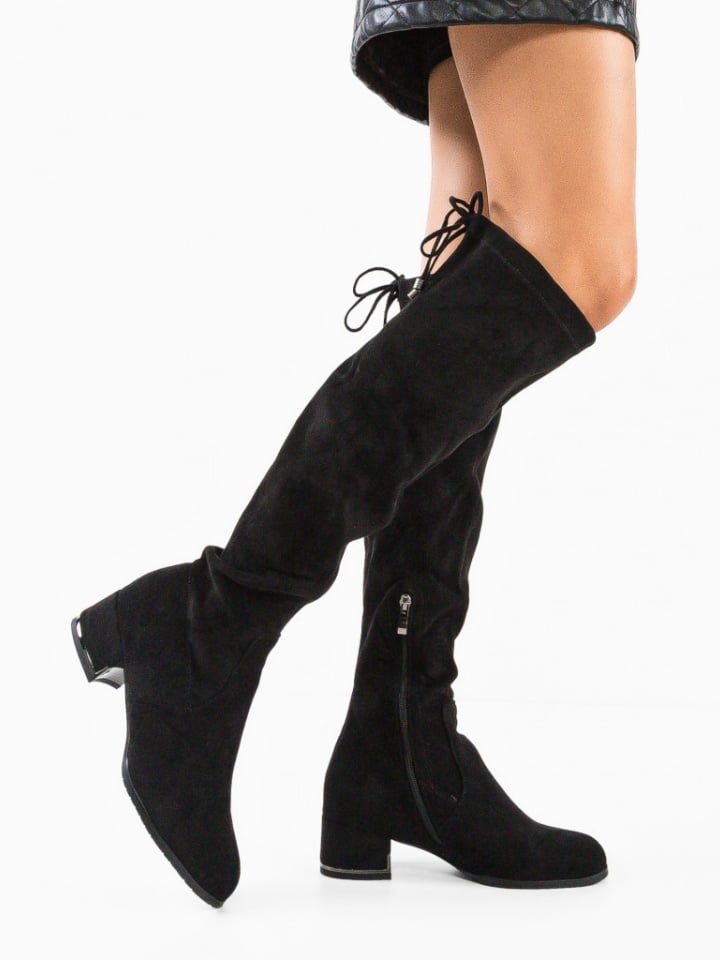 Cizme dama Heelis Negre