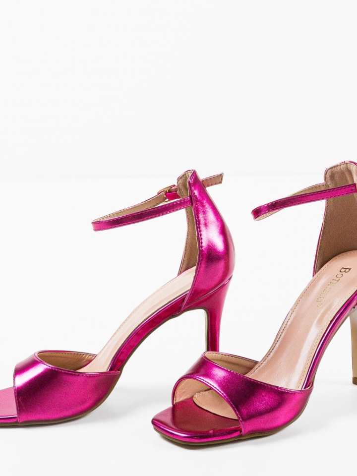 Sandale cu toc Moroilo Negre