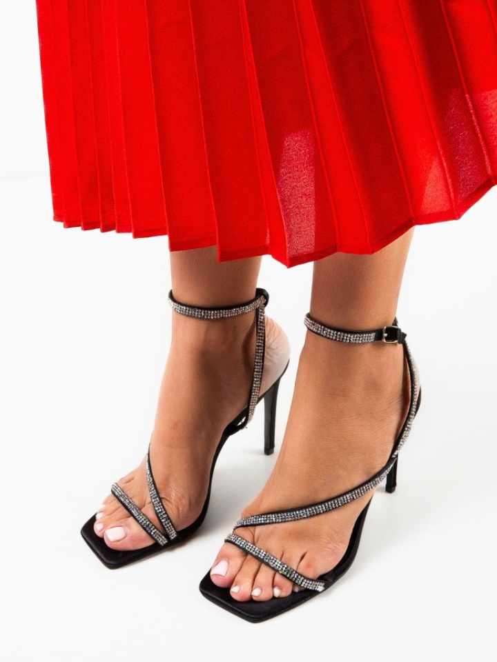 Sandale cu toc Neyman Aurii