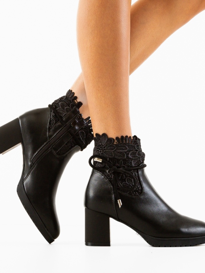 Botine dama Nelnel Negre 2