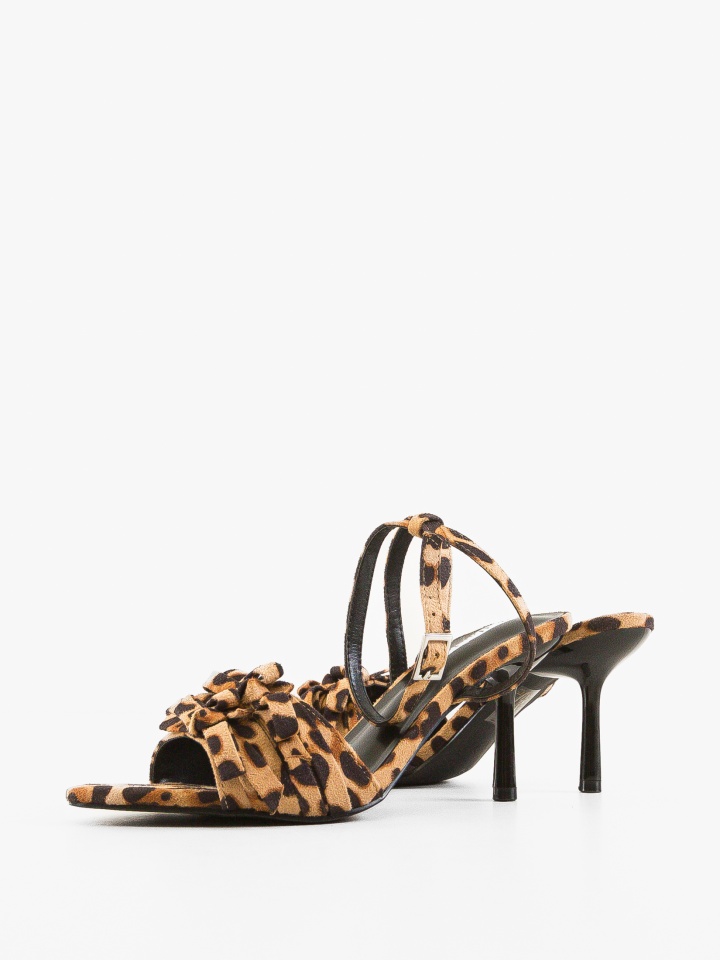 Sandale cu toc Devon Negre