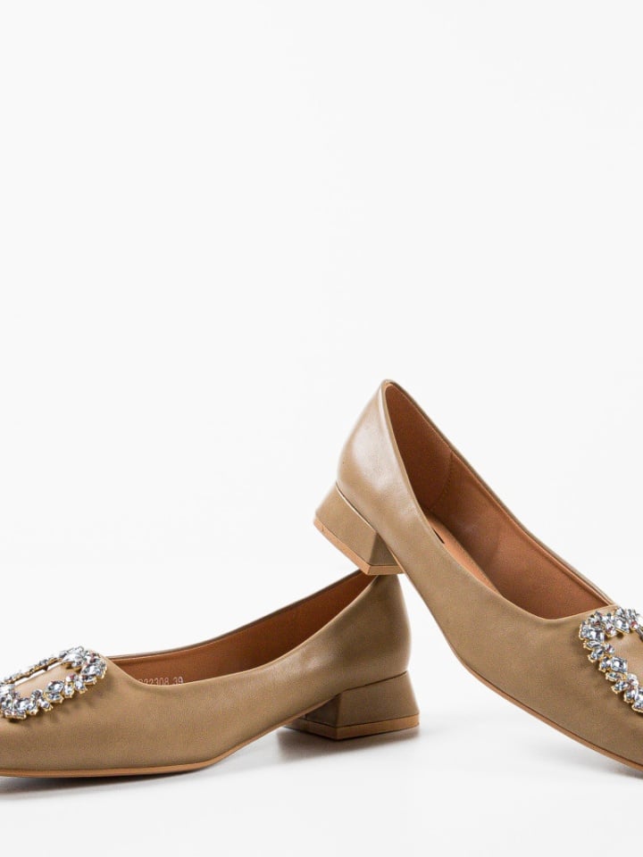 Pantofi dama Christopher Bej