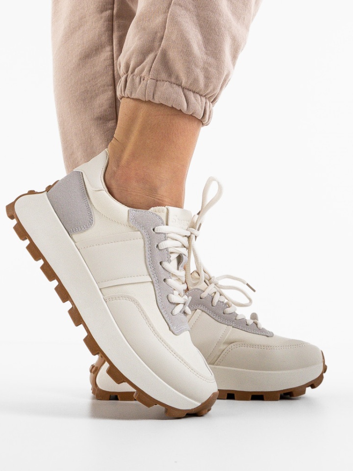 Sneakers dama Feytong Bej