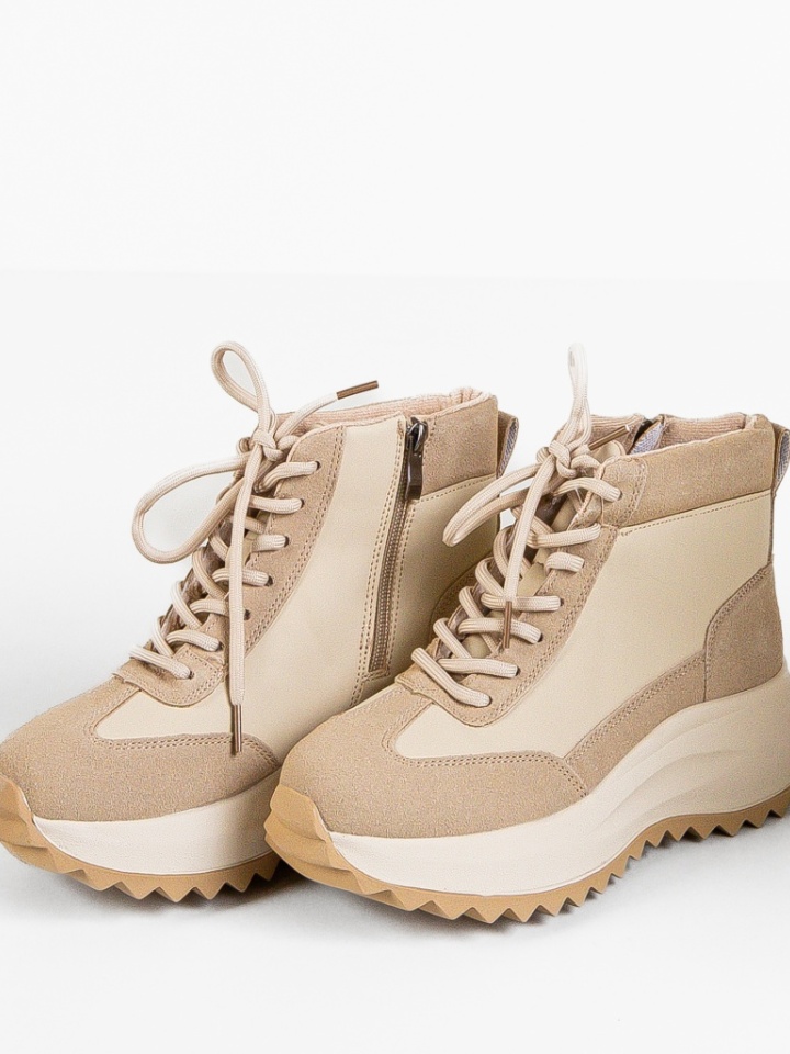 Sneakers dama Tefa Bej 2