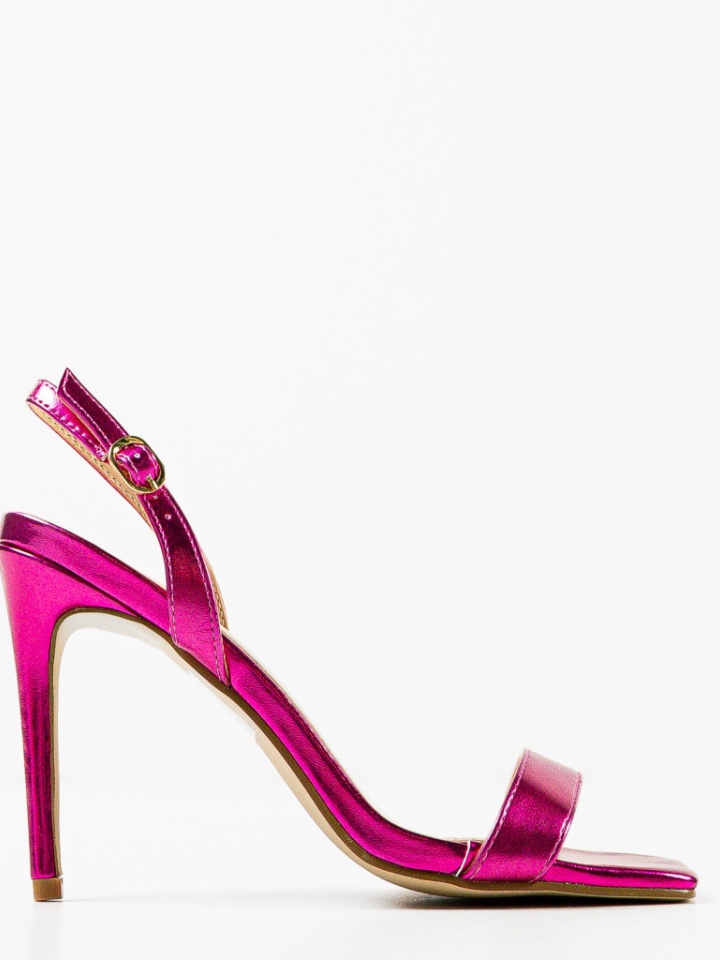 Sandale cu toc Ynyman Albe