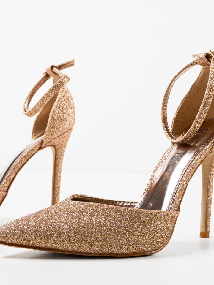 Pantofi cu toc Sofly Argintii