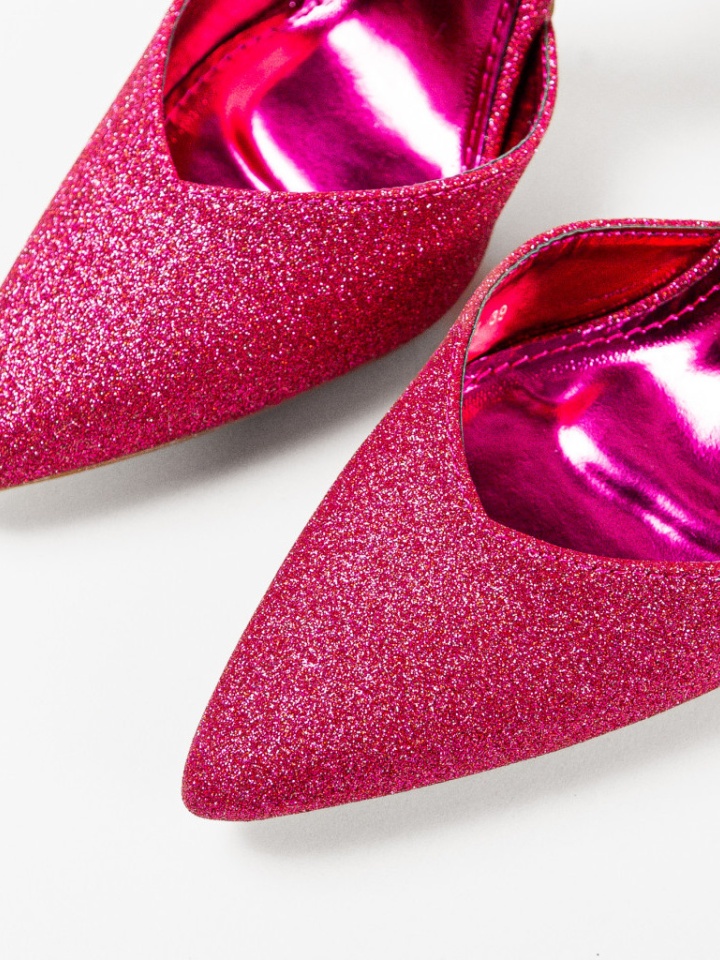 Pantofi cu toc Sofly Argintii