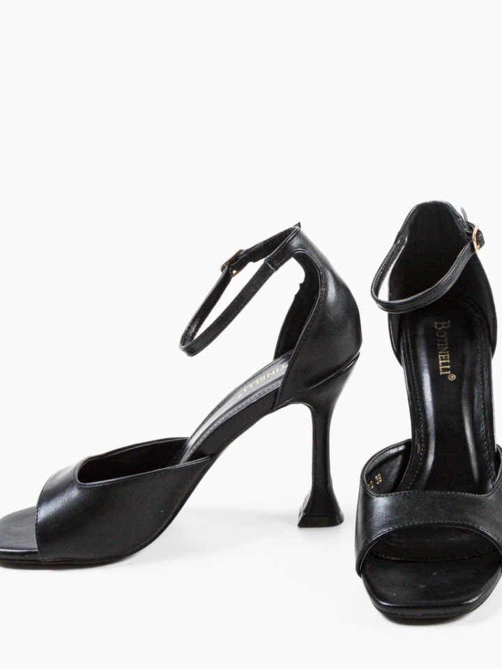 Sandale cu toc Honeyman Negre