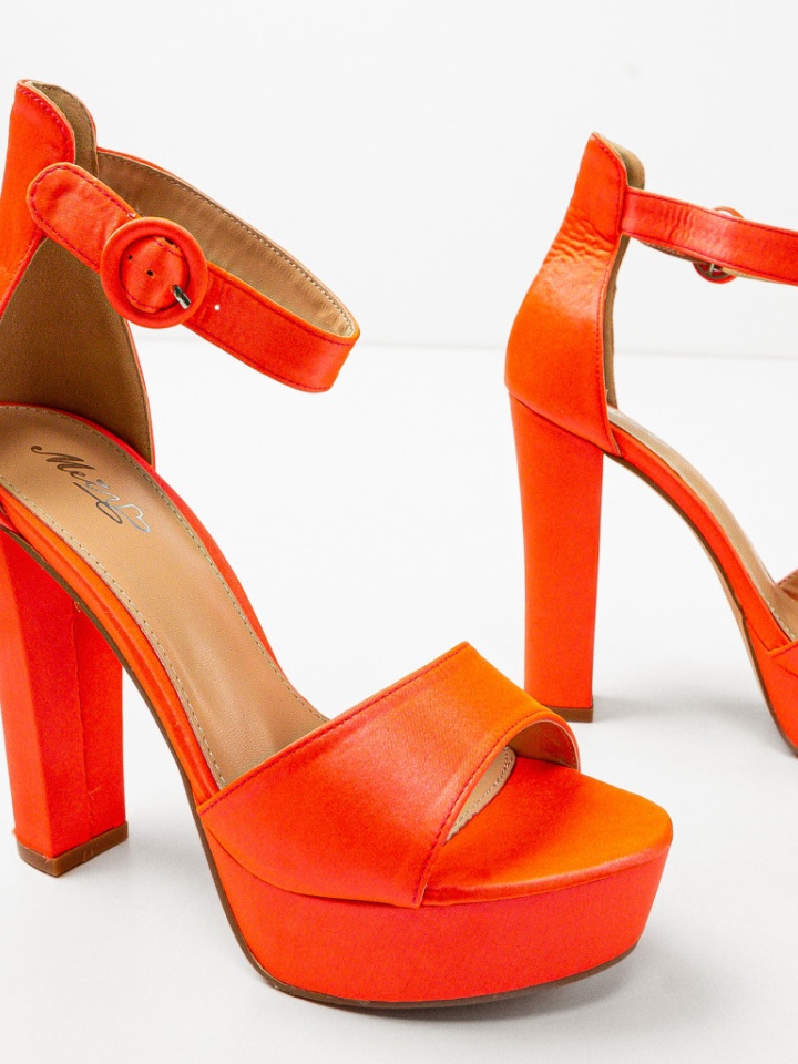 Sandale cu toc Fidelio Roz 2