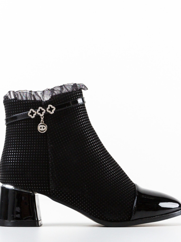 Botine dama Precious Negre