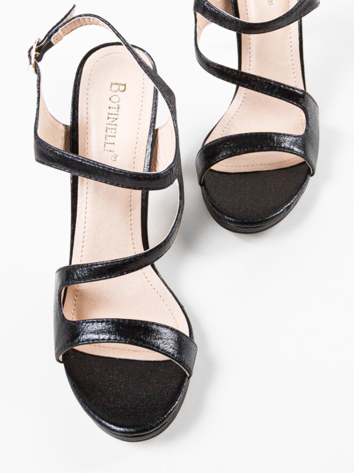 Sandale cu toc Dules Negre