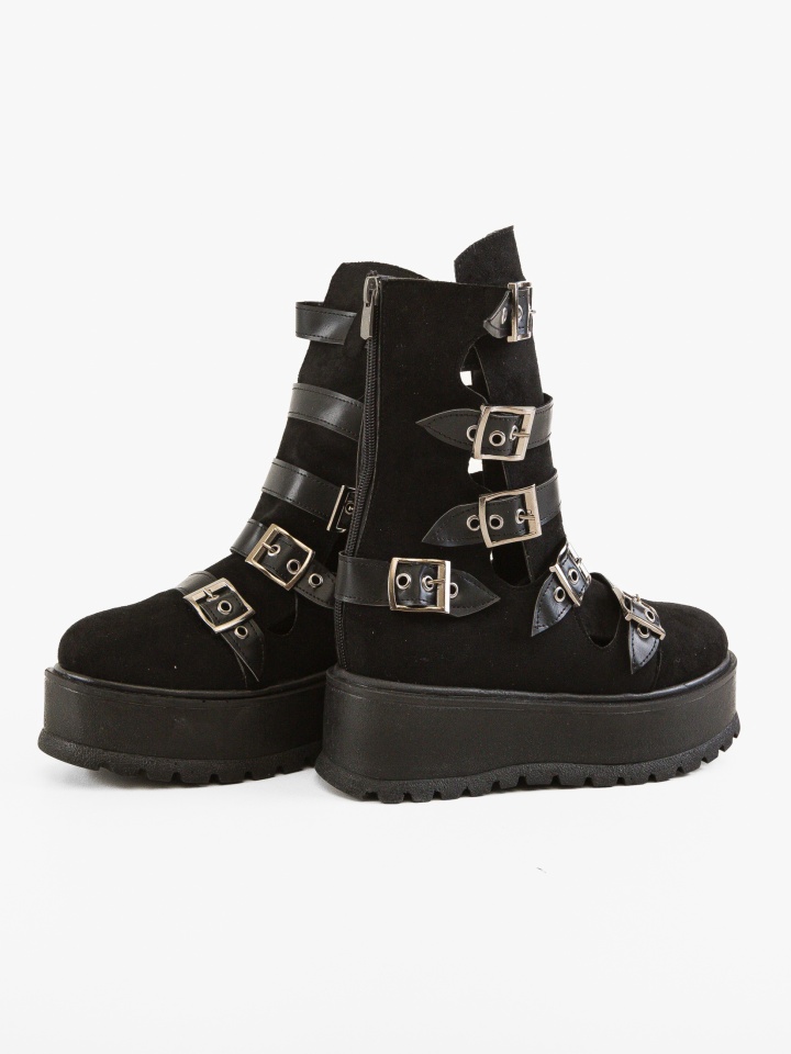 Ghete dama Stripe Negre 3