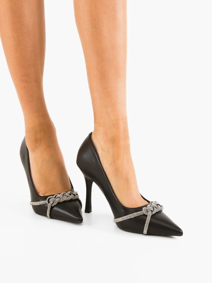 Pantofi stiletto dama Abrams Negri