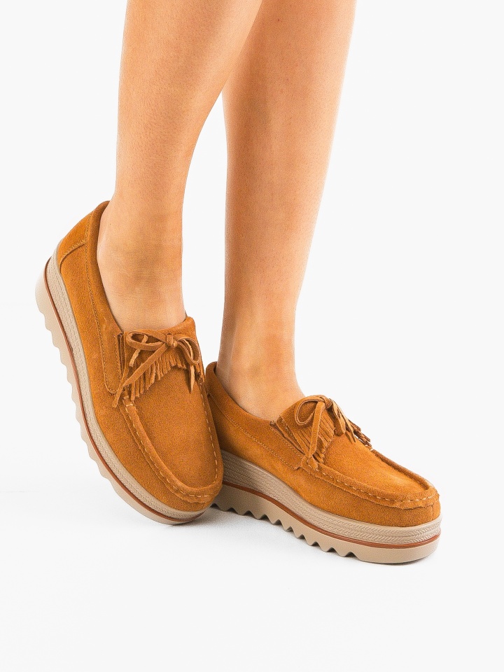 Pantofi Casual Hipok Camel