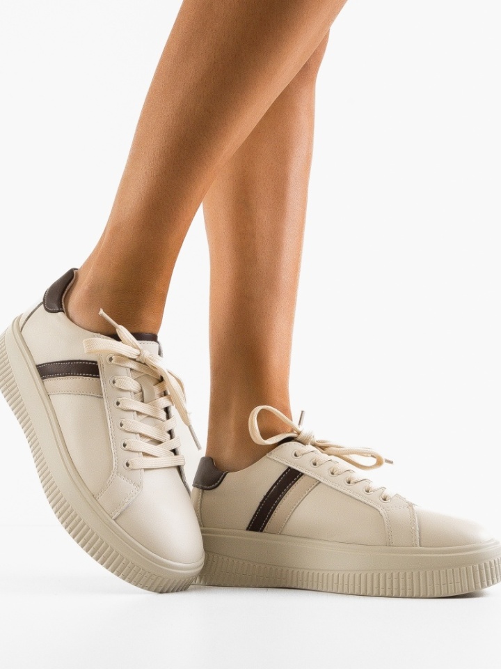 Sneakers dama Wansa Bej 2