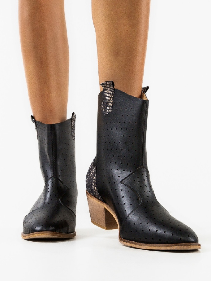 Botine dama Mixdor Negre