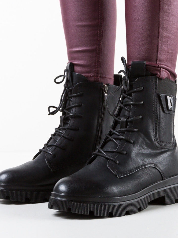 Ghete dama Montgomery Negre