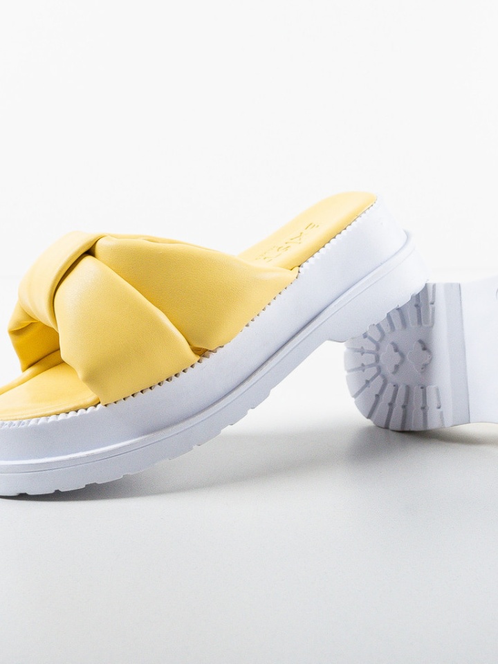 Papuci dama Bonafa Galbeni