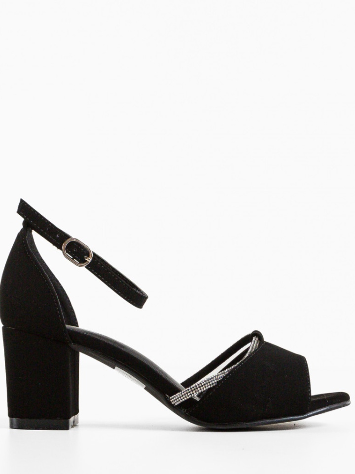 Sandale cu toc Leyre Negre