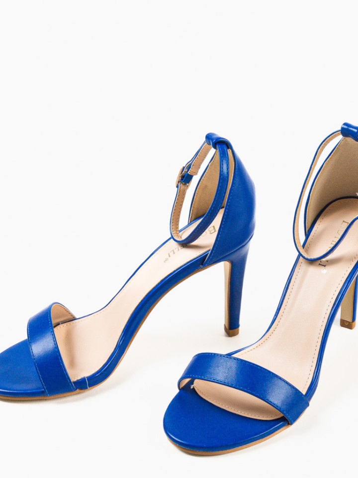 Sandale cu toc Rekoman Negre