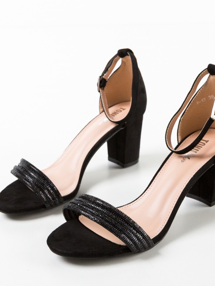 Sandale cu toc Ogan Aurii