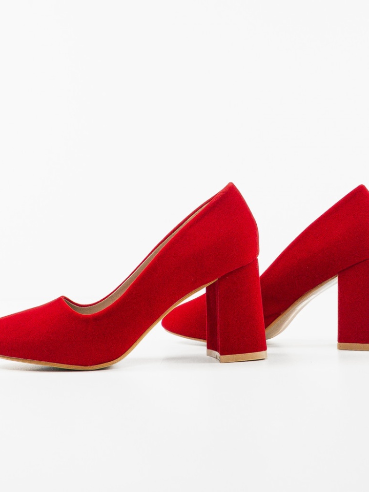 Pantofi dama Bright Rosii 2