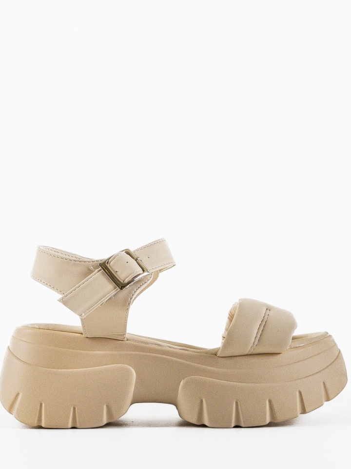 Sandale dama Ferrus Bej