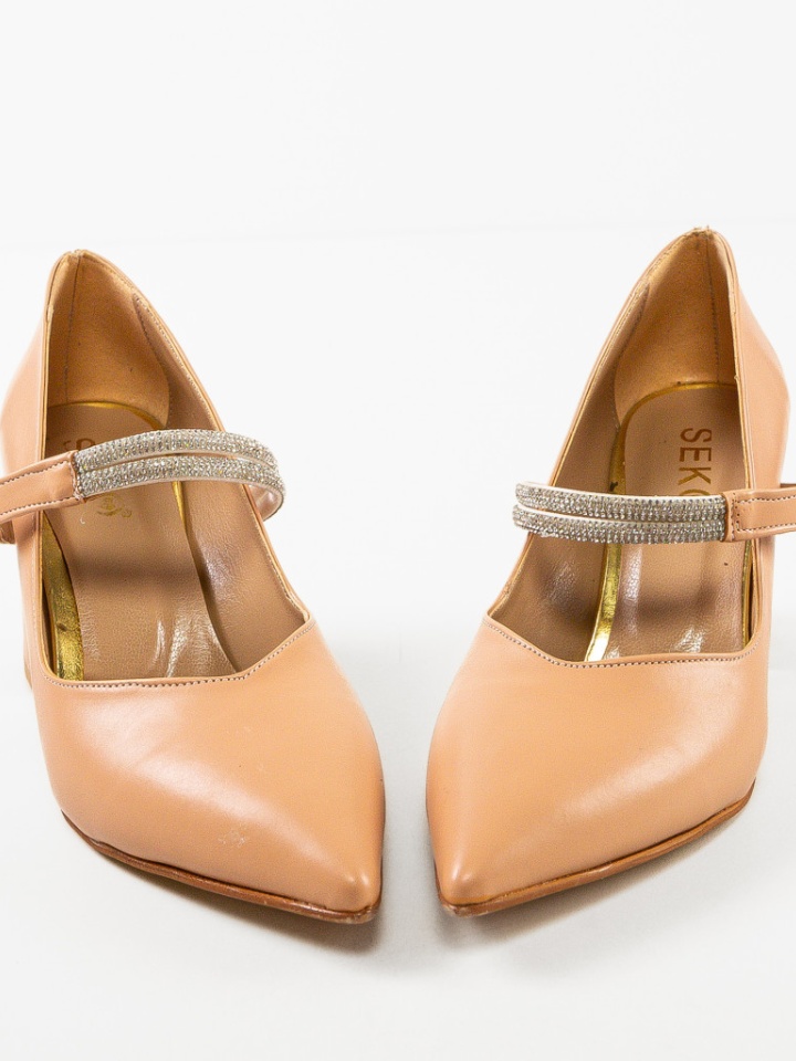 Pantofi cu toc Gernyb Bej