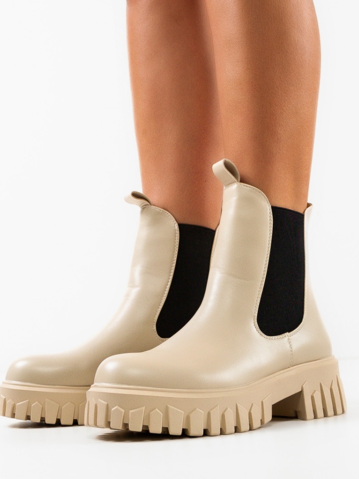 Ghete dama Poppy Albe