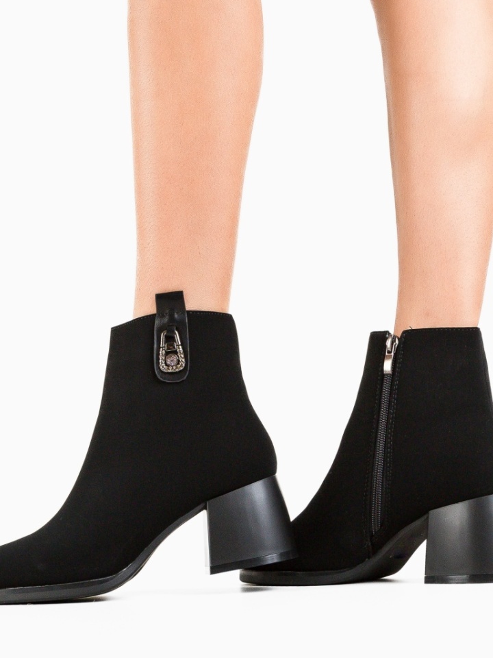 Botine dama Shae Negre