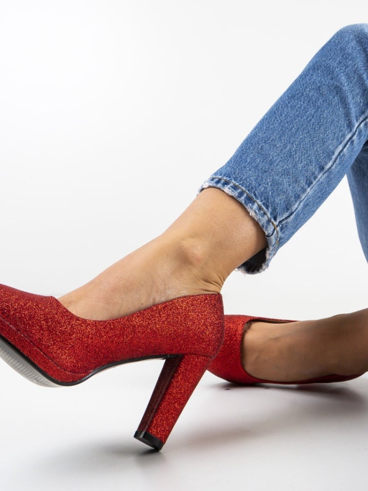Pantofi Tregaza Rosii 2