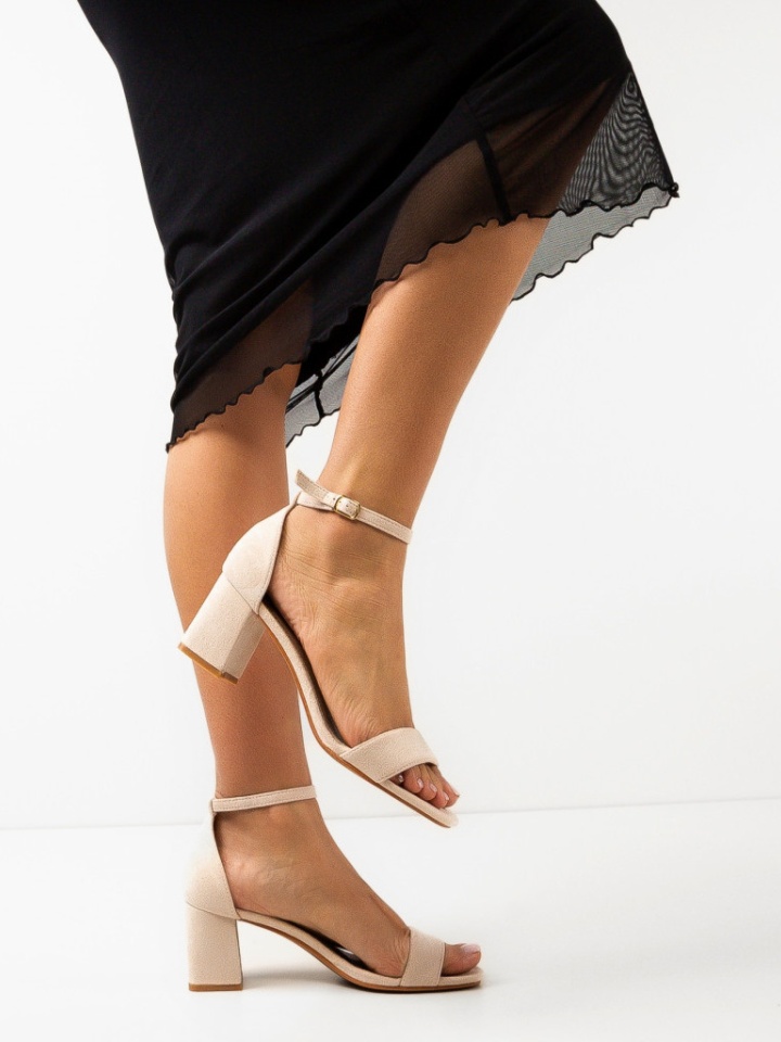 Sandale cu toc Philomela Mov