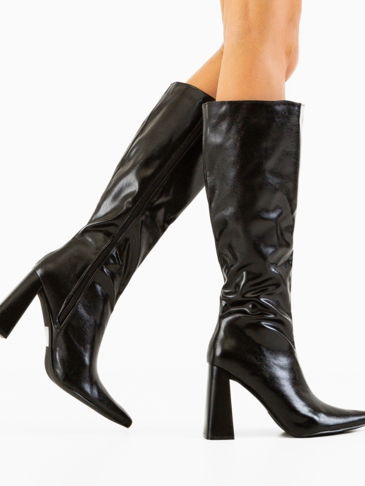 Cizme dama Hibiki Negre