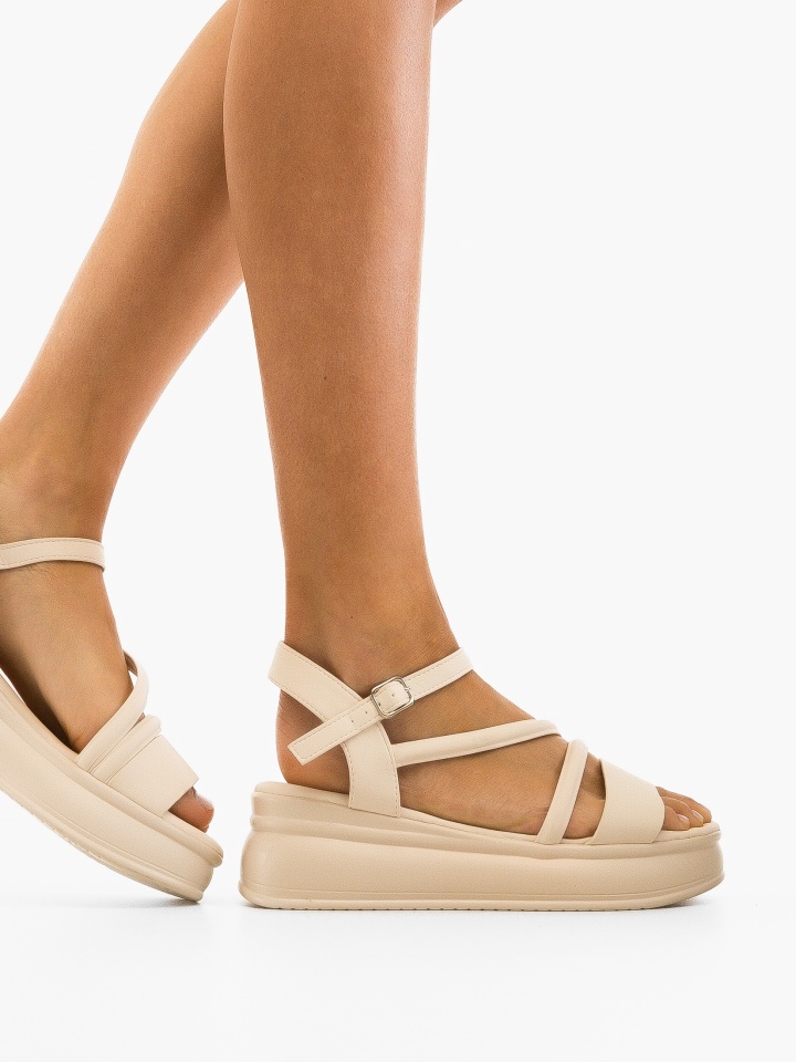 Sandale dama Lageta Albe