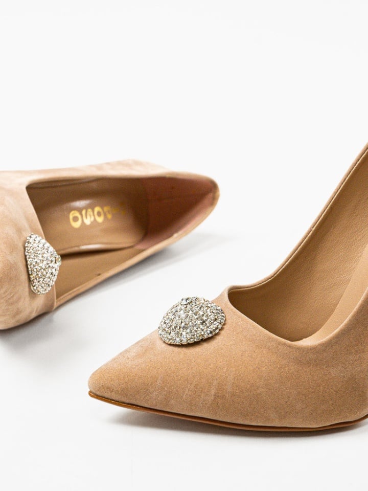 Pantofi cu toc Alesyor Nude