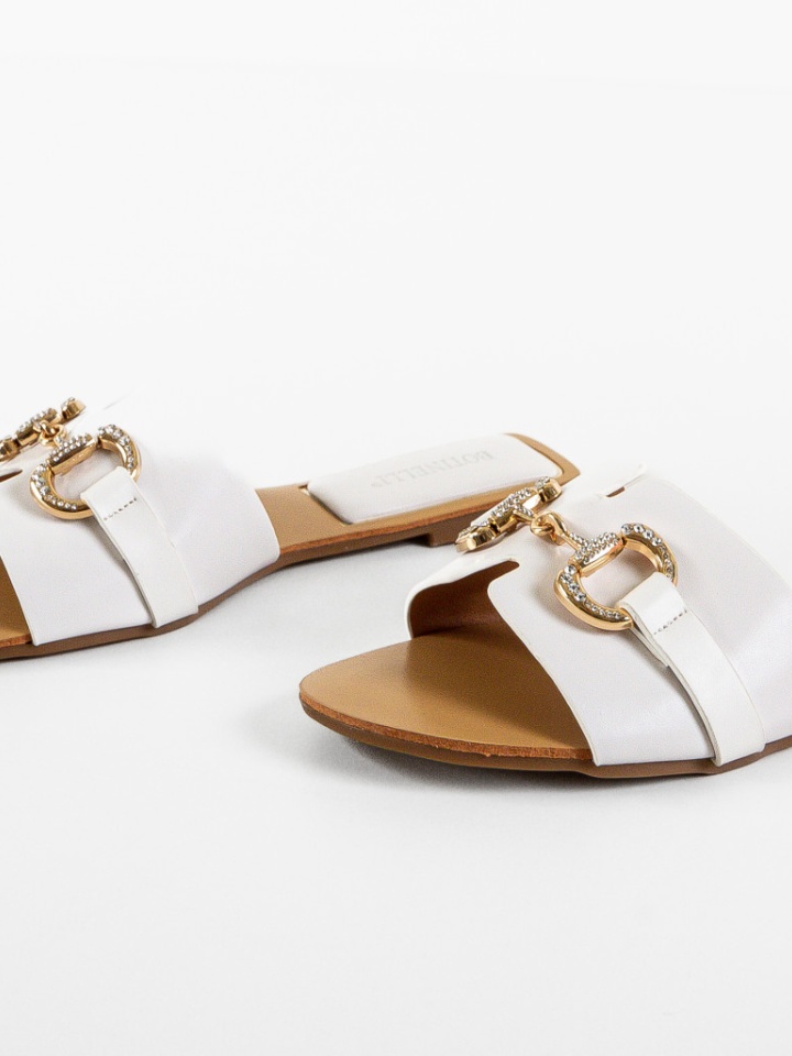 Papuci dama Shandia Bej