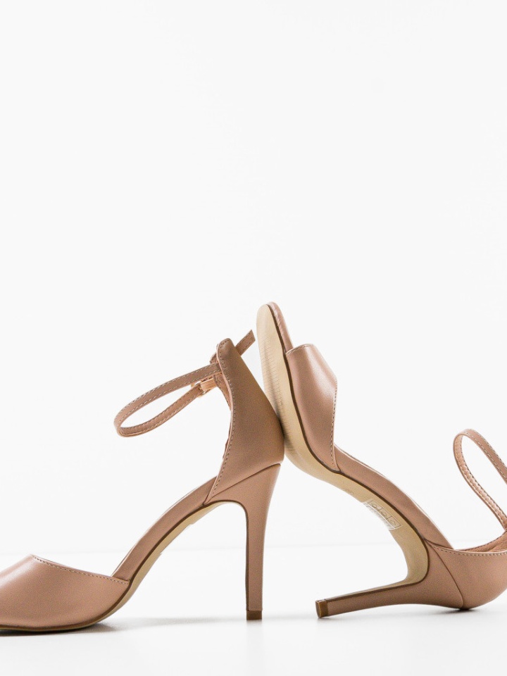 Sandale cu toc Moroilo Negre