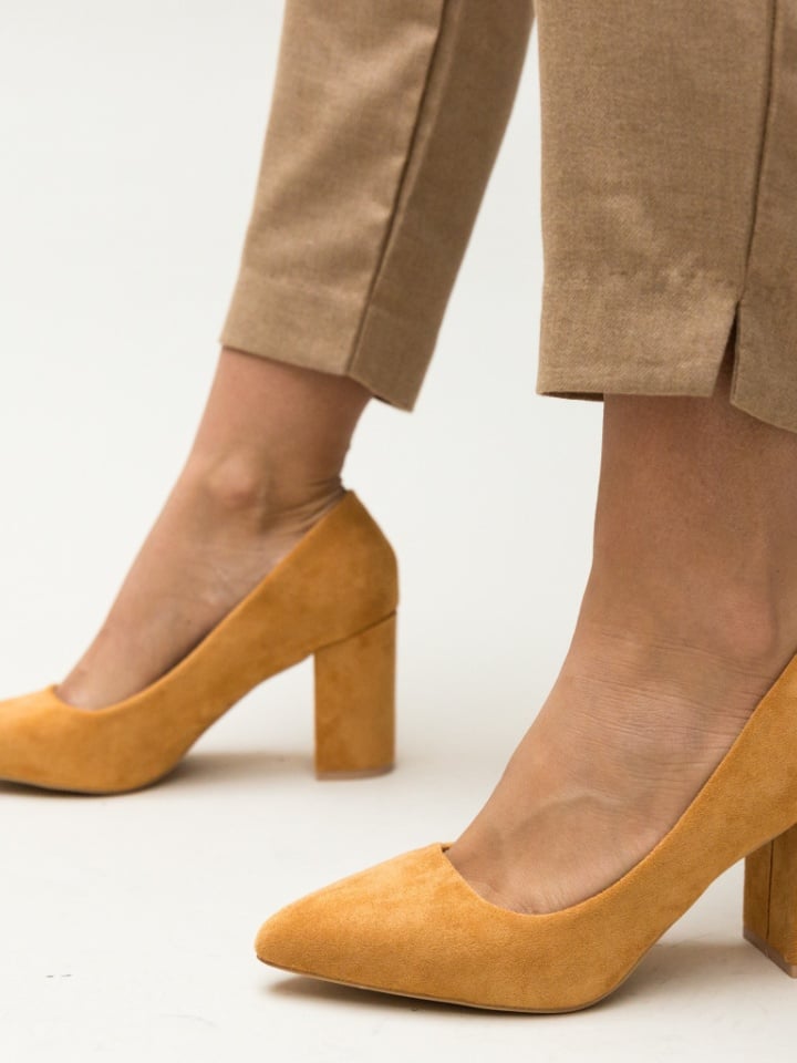 Pantofi Faulker Camel