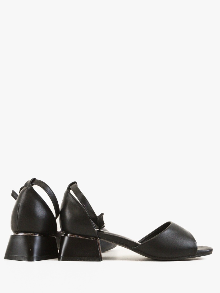 Sandale cu toc Anabelle Negre 2