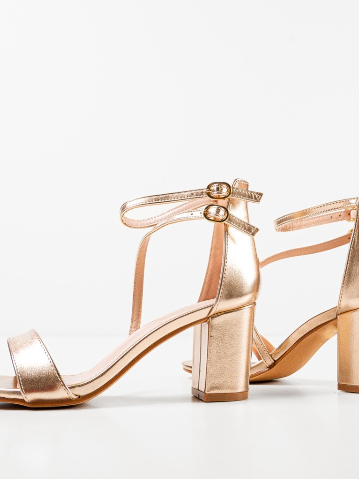 Sandale cu toc Sanpe Roze