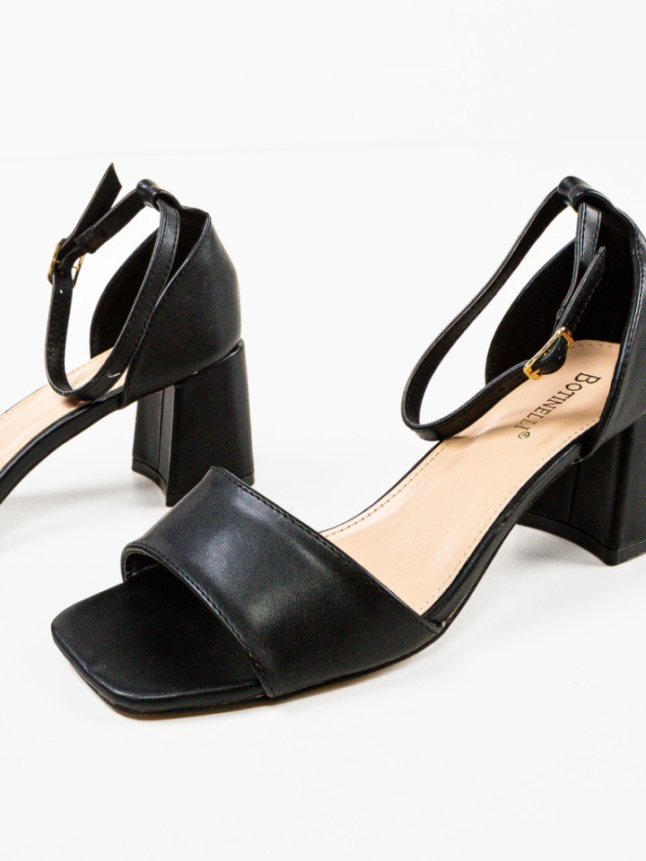 Sandale cu toc Mayare Negre