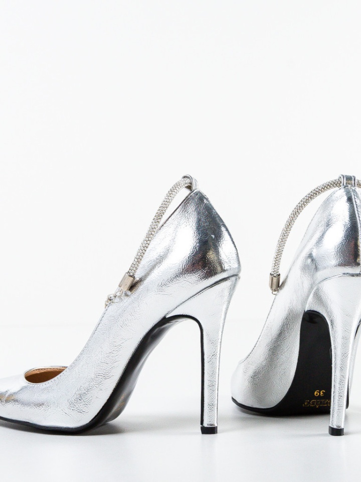Pantofi dama Alesya Argintiii