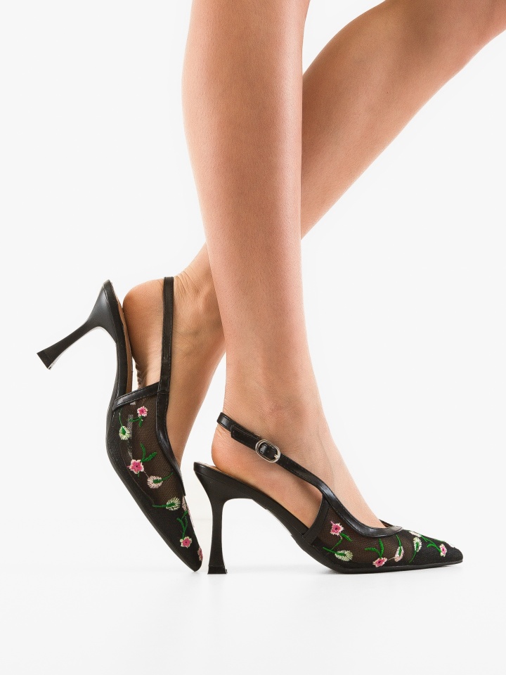 Pantofi dama Horn Negri