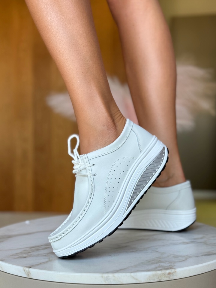 Pantofi Casual Roly Alb 2