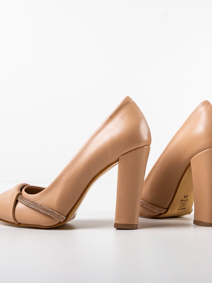 Pantofi cu toc Roka Negri 4