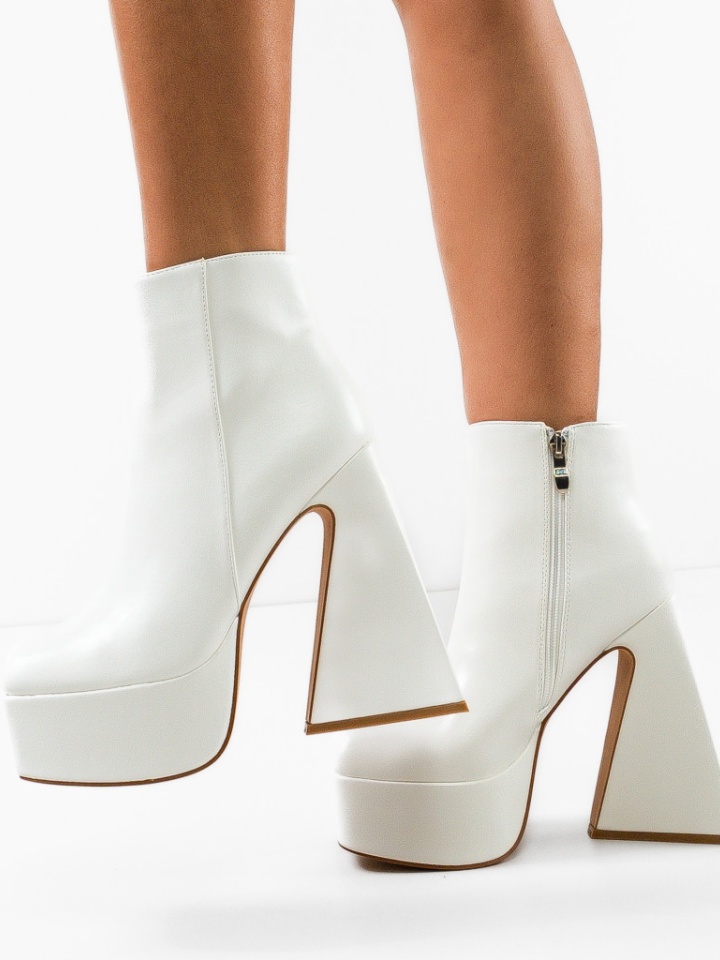 Botine dama Vera Albe